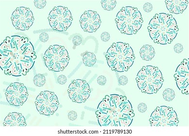 Abstract background pattern of radial shapes with dashed dotted line