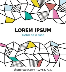 Abstract background pattern trendy vector 
