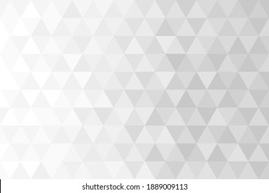 Abstract background pattern, triangle and diamond shapes. Elegant white gradient style. Vector illustration.