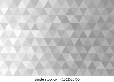 Abstract background pattern, triangle shape and diamond shape. White color gradient, elegant style. Vector illustration.