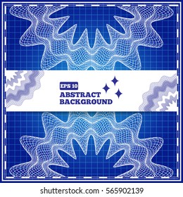 Abstract background with pattern. Vector illustration.