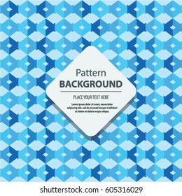 Abstract background pattern vector. Vintage retro vector design element