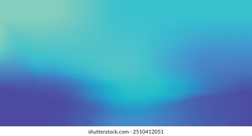 Abstract background pattern, walls and floor reflect neon lights, dark tones and feel speed of digital technology connected blue-green background like sea