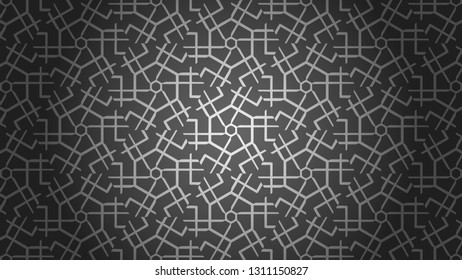 Abstract Background Patterns Flower Geometric Art Vector