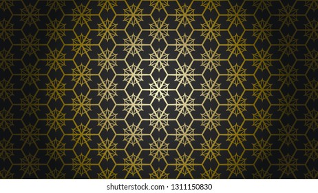 Abstract Background Patterns Flower Geometric Art Vector