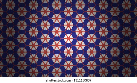 Abstract Background Patterns Flower Geometric Art Vector