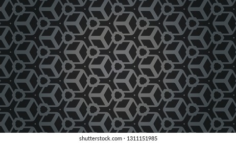 Abstract Background Patterns Flower Geometric Art Vector