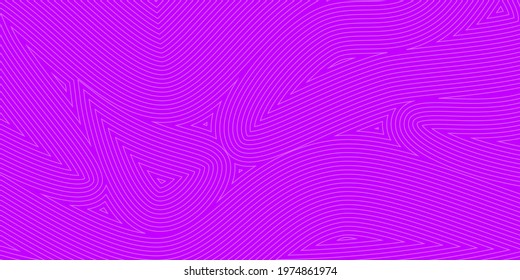 Abstract background with patterns of lines in purple colors