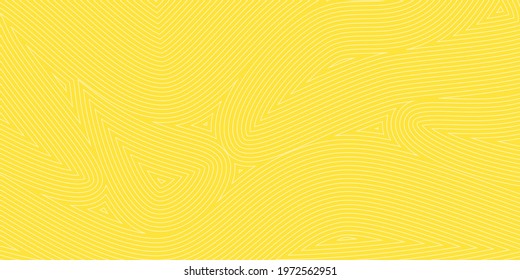 Abstract background with patterns of lines in yellow colors