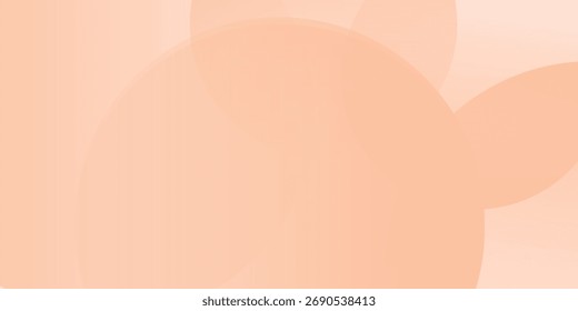 Abstract background with peach fuzz metaball shapes. Morphing organic blobs. Vector 3d illustration. Abstract 3d background. Liquid shapes. Banner or sign design