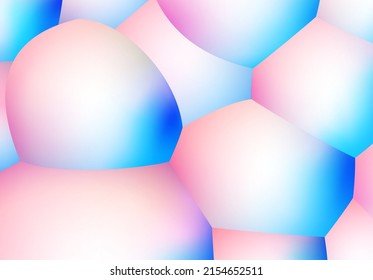Antecedentes abstractos con bolas de burbujas blandas perlantes