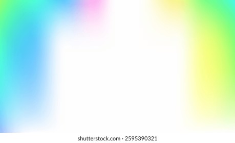 Abstract Background. Pearlescent Texture. Minimal Flyer. Hippy Shiny Gradient. Blur Light. Pop Geometric Illustration. Iridescent Texture. Neon Design. Pink Abstract Background