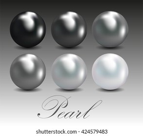 Abstract background with pearls