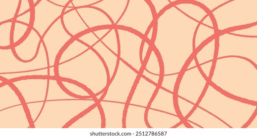 Abstract background pencil hatching on white background. Crosshatch lines in stipple style, doodle curved ink strokes of different thickness.