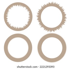 Abstract background from pencils. Vector Illustration.