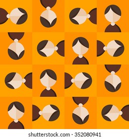 Abstract background of people icons.