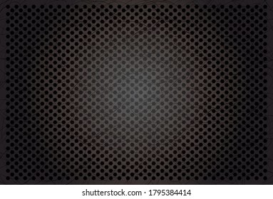 Abstract background of perforated metal sheet