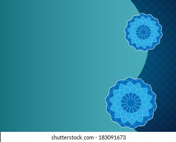 Abstract background with Persian icons