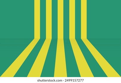 Abstract background with perspective line.Graphic vector background with stripe.Pink lines isolated on light green background.