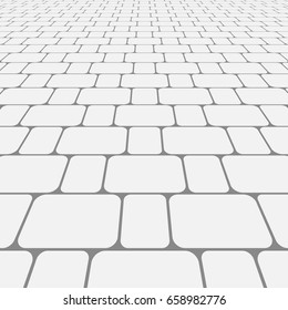 Abstract background with a perspective, white business template for your design. Vector illustration