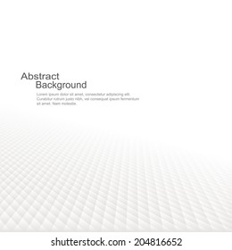 Abstract background with a perspective. White soft texture. Vector illustration