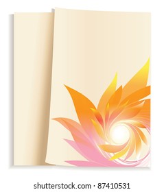 abstract background with petal