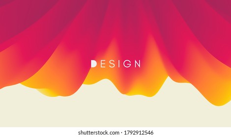 Abstract background with petals.  Floral vector illustration with dynamic effect. 