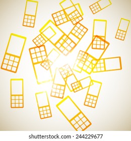 abstract background: phone