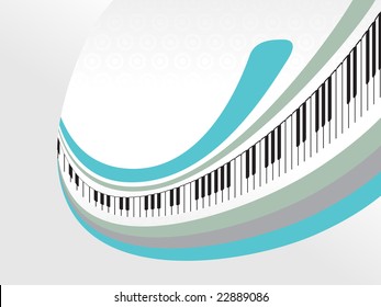 abstract background with piano keys