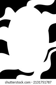 patrón de arte de cuadro de imagen de fondo abstracto en blanco y negro, ilustración vectorial
