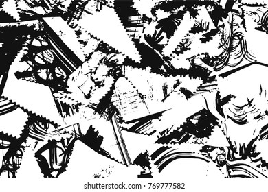 Abstract background. Pieces of paper.