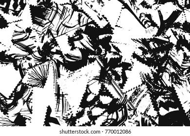 Abstract background. Pieces of paper.