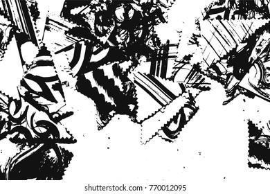 Abstract background. Pieces of paper.