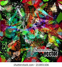 Abstract  background of pieces. Vector 