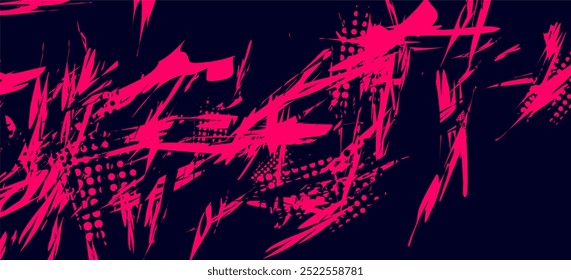 Fondo Abstractas con Formas geométricas rosas, negras y blancas.