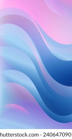 Abstract background pink blue color with wavy lines and gradients is a versatile asset suitable for various design projects such as websites, presentations, print materials, social media posts 