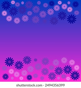 Abstrakter Hintergrund aus rosa und blauen Farben mit einem originellen Muster verziert