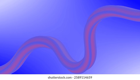 abstract background with pink and blue curved lines. Vector illustration.