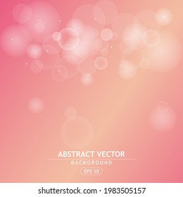 Abstract Background with pink Circles