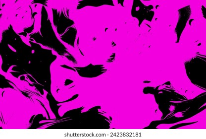 fondo abstracto de color rosa con tinta negra