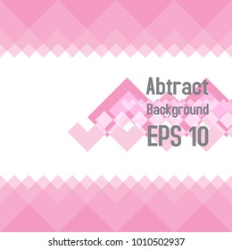 Abstract background pink color same heart vector