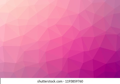 Abstract Background pink color triangle shape-Vector Illustration.