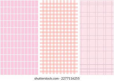 Abstract Background with pink color triple design