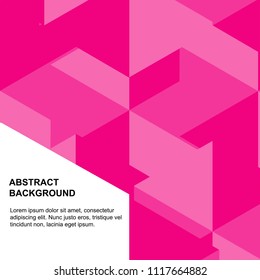 abstract background pink color,EPS10 Design Graphic Concept box square blend with color Different level