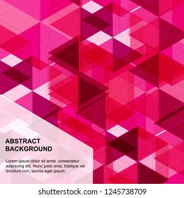 abstract background pink color,EPS10 Design Graphic Concept box square blend with color Different level