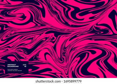 Abstract Background - Pink Colour Wave Marble Pattern fits for : Wall Art, Background, Wallpaper, Decoration, Simple Elegant and Luxury Prints,