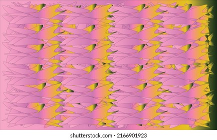 fondo abstracto con patrón rosa, verde oscuro y amarillo