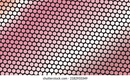 Abstract background with pink dots, vector illustration
