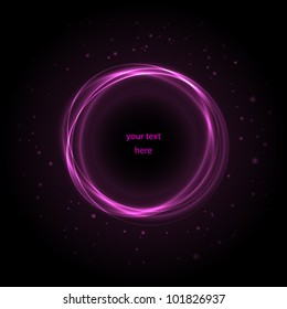 Abstract Background - Pink Glowing Circle