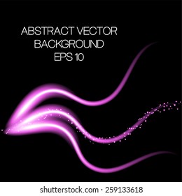 Abstract background with pink glowing lines